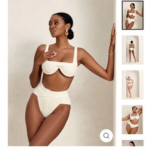 Elegant Cream Bikini Set